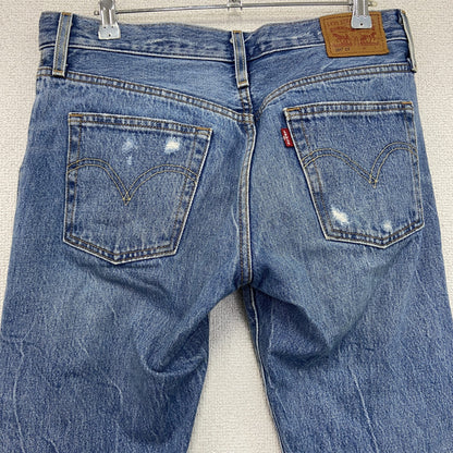 Levi’s　リーバイス　501　デニムパンツ/ダメージジーンズ　ジップフライ　インディゴ　W25サイズ