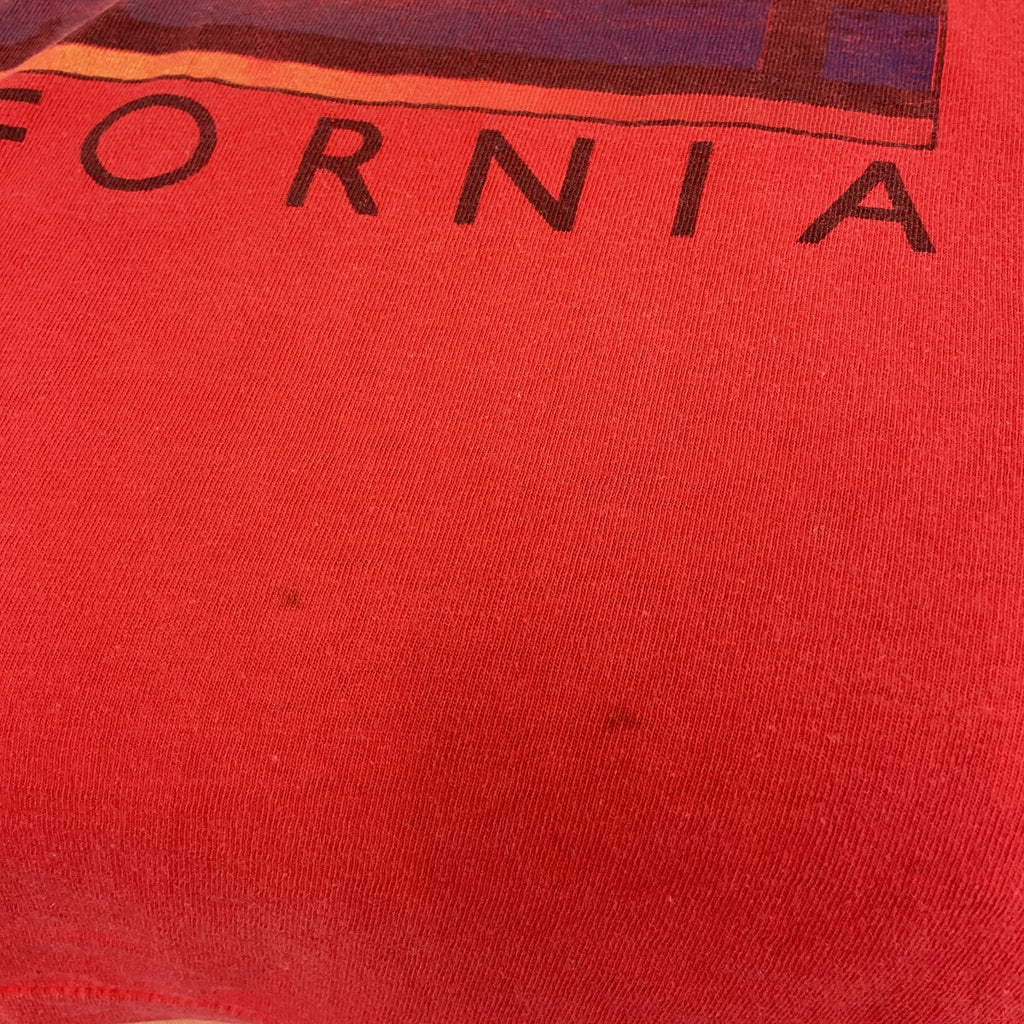 半袖プリントTシャツ　SUNSET　CALIFORNIA　風景　90s　シングルステッチ　カジュアル　Sサイズ　　ヴィンテージ　古着