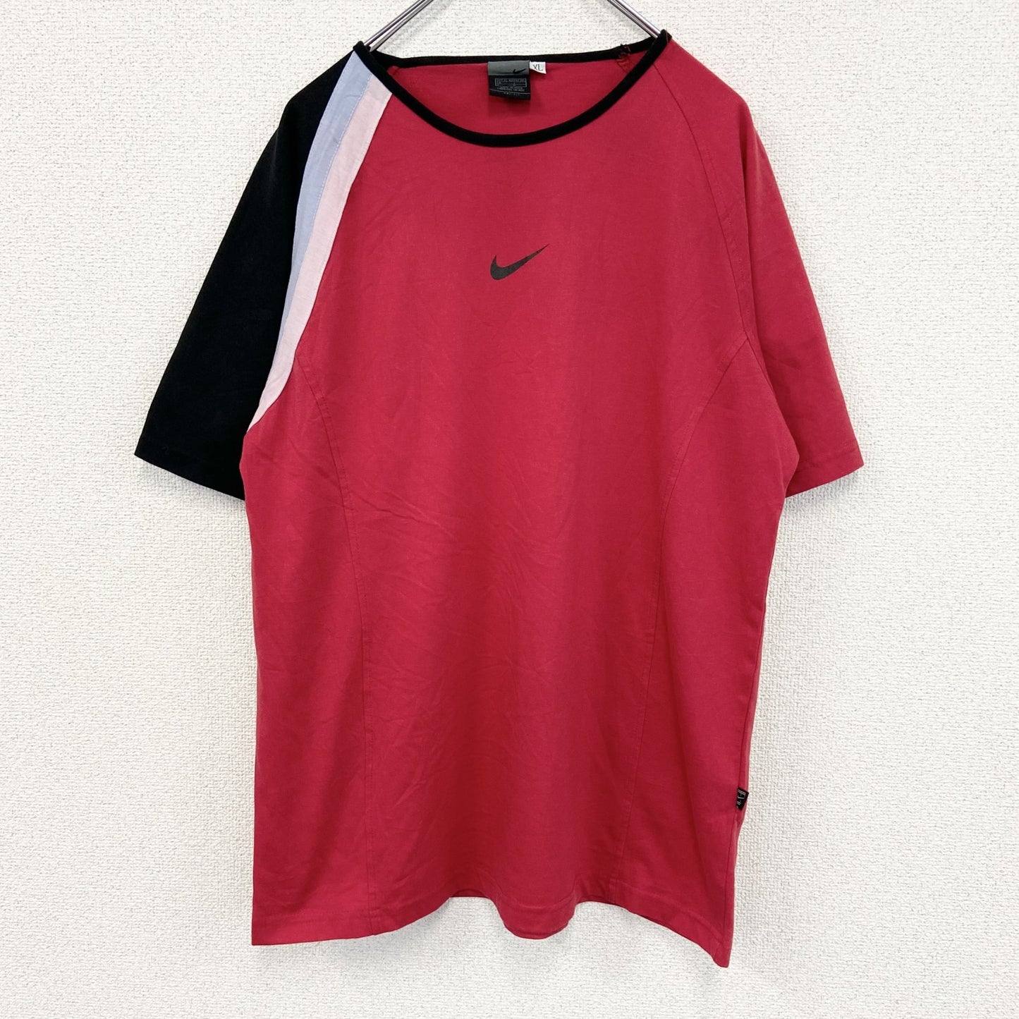 古着 used　NIKE ナイキ　半袖ワンポイントデザインTシャツ　DRY FIT　クルーネック　カジュアル　XLサイズ