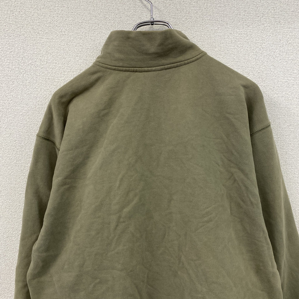 Quiksilver　クイックシルバー　フルジップスウェットジャケット　カーキ　XLサイズ　古着