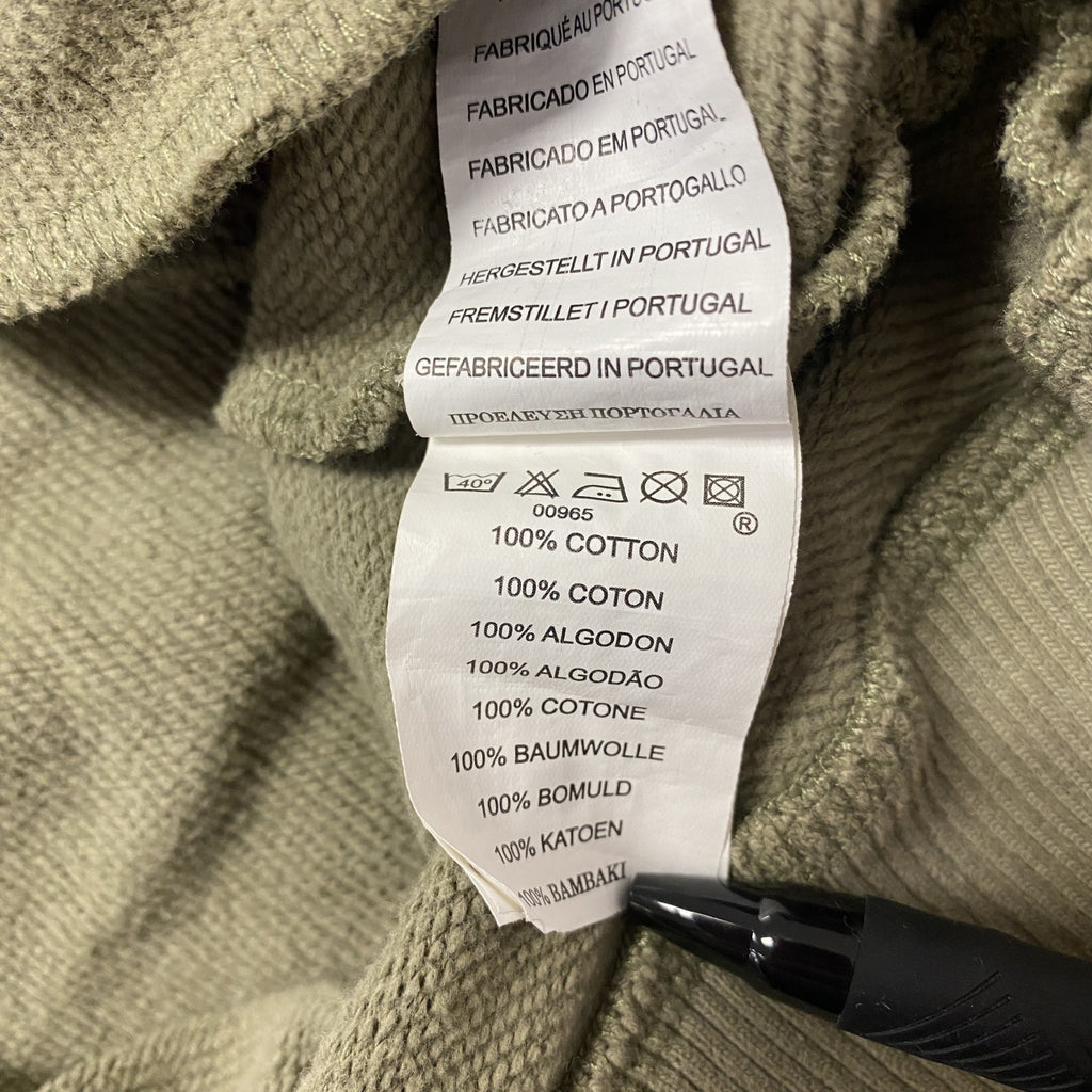 Quiksilver　クイックシルバー　フルジップスウェットジャケット　カーキ　XLサイズ　古着