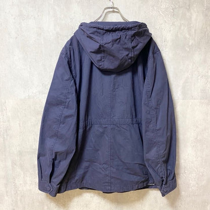 古着 used　GAP　ギャップ　長袖マウンテンパーカー　ミリタリージャケット　ネイビー　秋冬服　オーバーサイズ