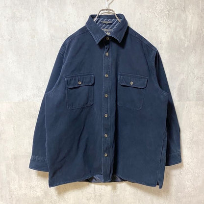 古着 used　LEVISTRAUSS&CO　リーバイス　長袖シャツジャケット　ネイビー　秋冬服　メンズ　レディース