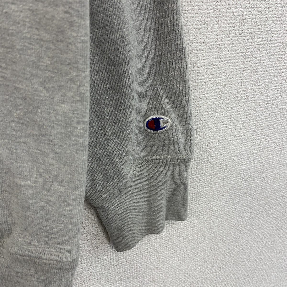 Champion　チャンピオン　リバースウィーブ　ハーフジップスウェット/トレーナー　霜降りグレー　Sサイズ　古着