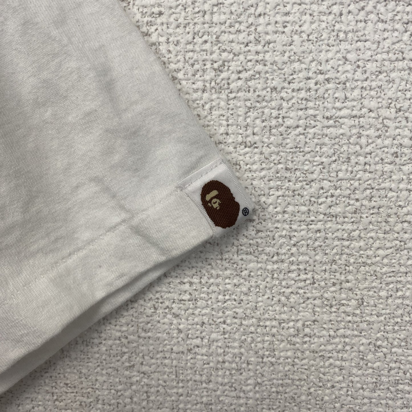 古着 used　BAPE　エイプ Sesame Street　セサミストリート　半袖プリントTシャツ　白　ホワイト　Mサイズ