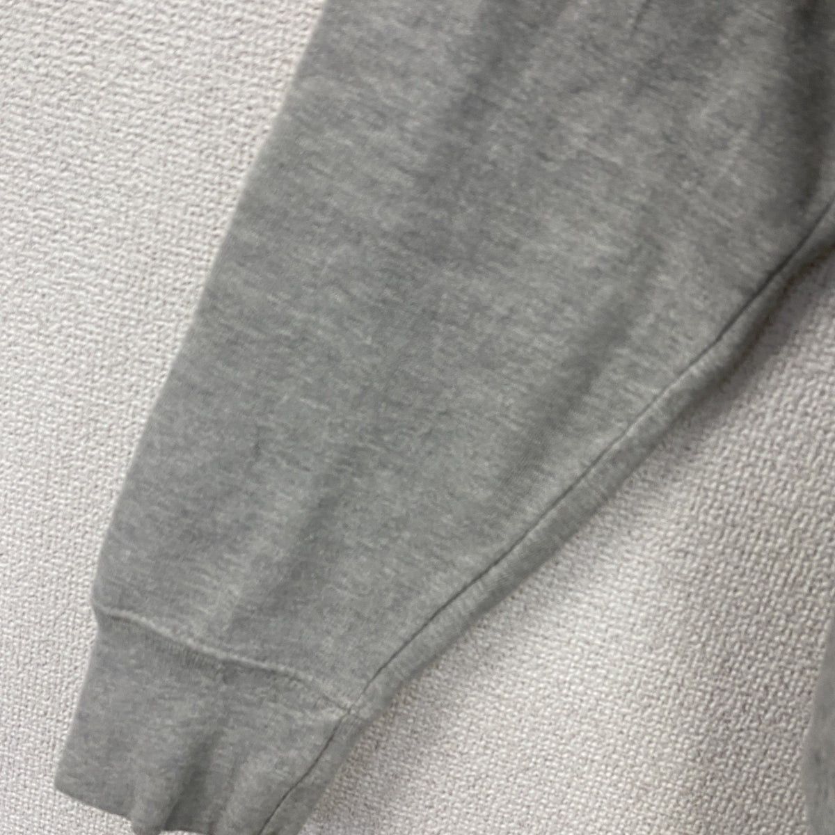 Champion　チャンピオン　リバースウィーブ　ハーフジップスウェット/トレーナー　霜降りグレー　Sサイズ　古着