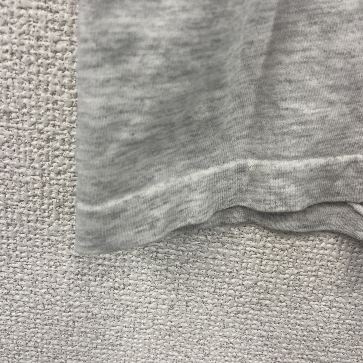 90s　adidas　アディダス　半袖プリントTシャツ　万国旗タグ　USA製　シングルステッチ　霜降りグレー　Mサイズ　古着