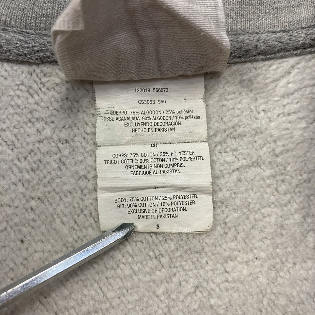 Champion　チャンピオン　リバースウィーブ　ハーフジップスウェット/トレーナー　霜降りグレー　Sサイズ　古着