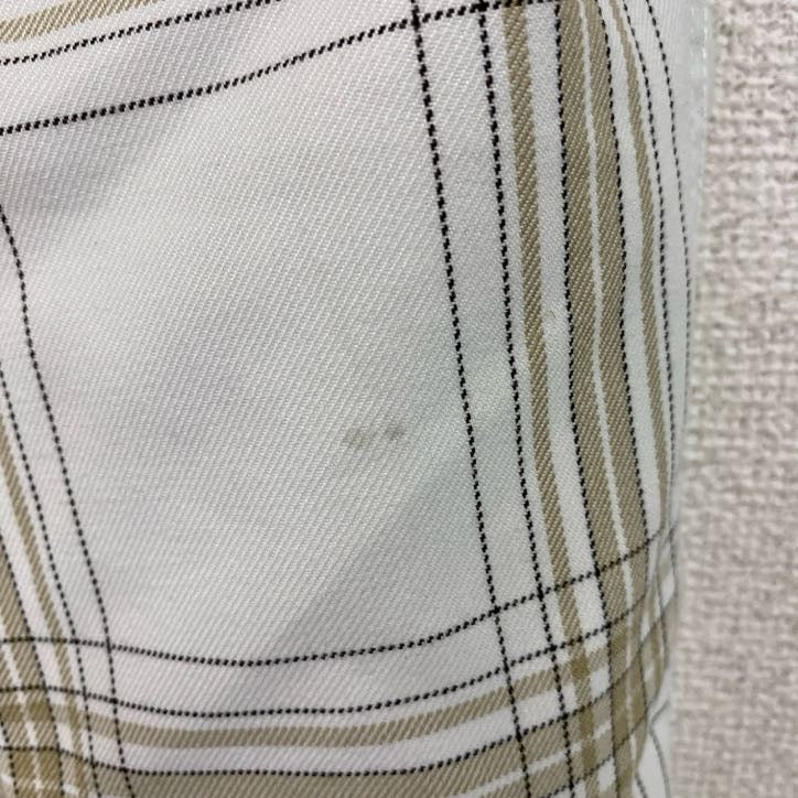 Quiksilver　クイックシルバー　ハーフパンツ/ショートパンツ　チェック柄　白　ホワイト　32サイズ　古着