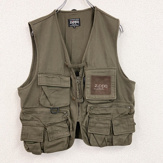 Zippo　ジッポ　フィッシングベスト　カーキ　Mサイズ