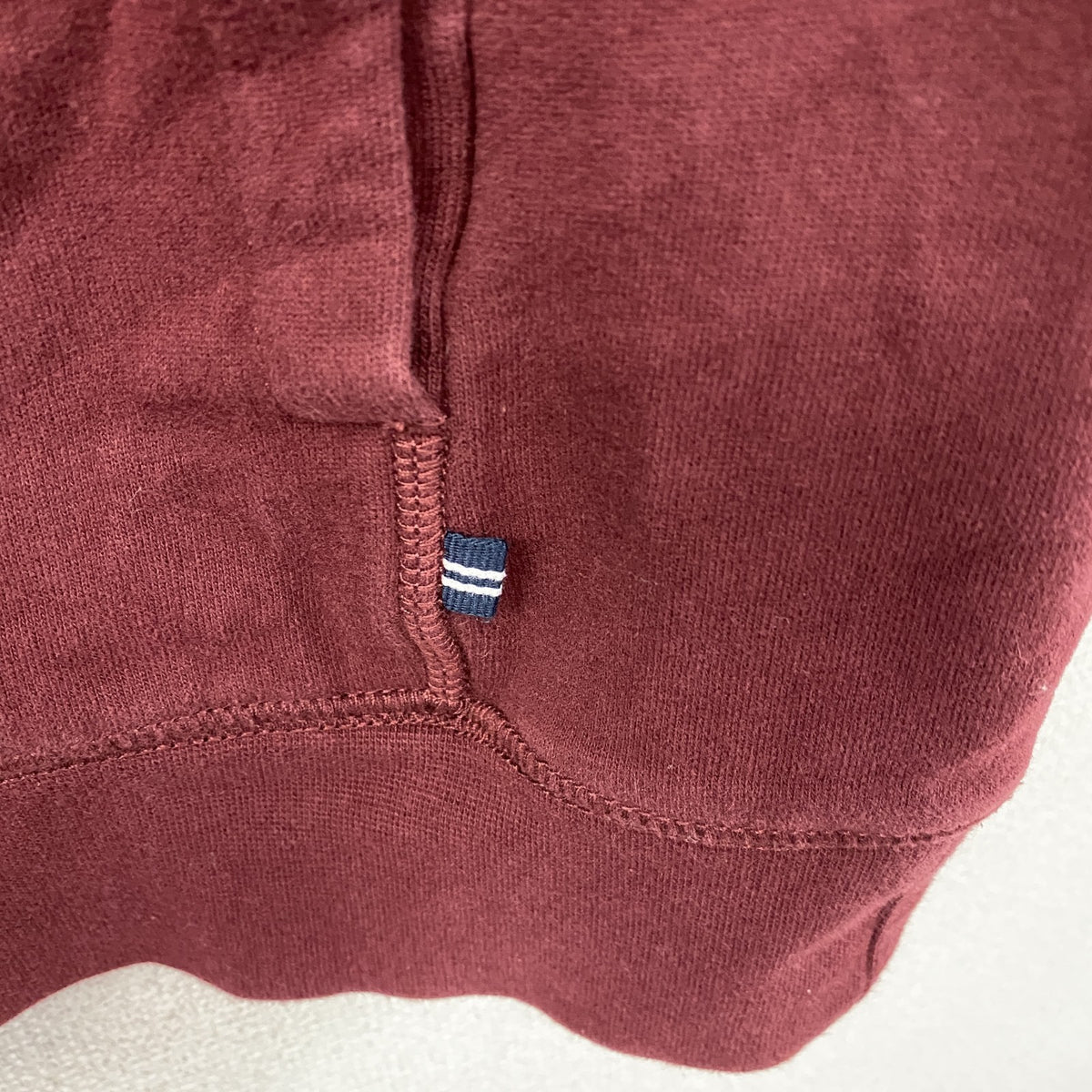 NAUTICA　ノーティカ　ハーフジップスウェット/トレーナー　ボルドー　カシスレッド　2XLサイズ　古着