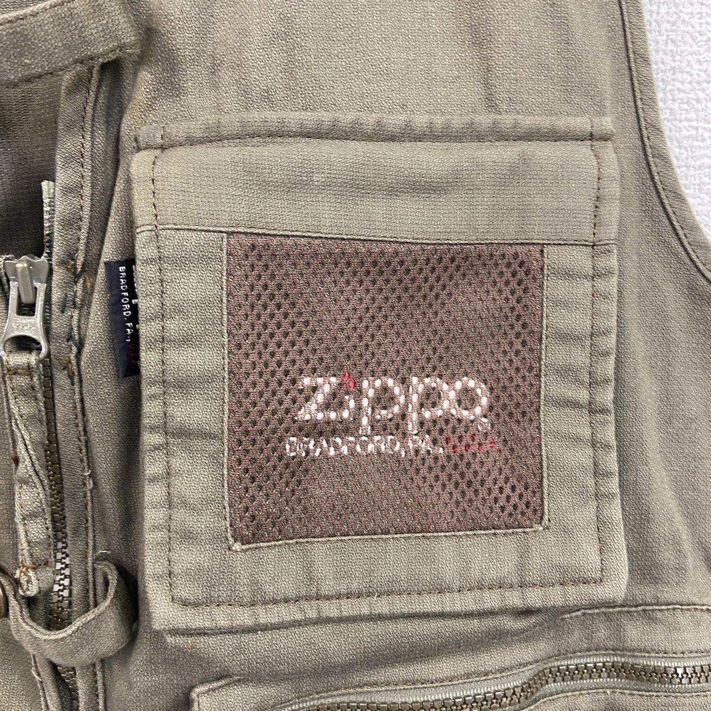 Zippo　ジッポ　フィッシングベスト　カーキ　Mサイズ