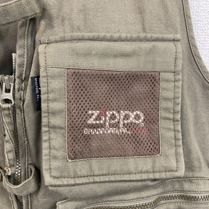Zippo　ジッポ　フィッシングベスト　カーキ　Mサイズ