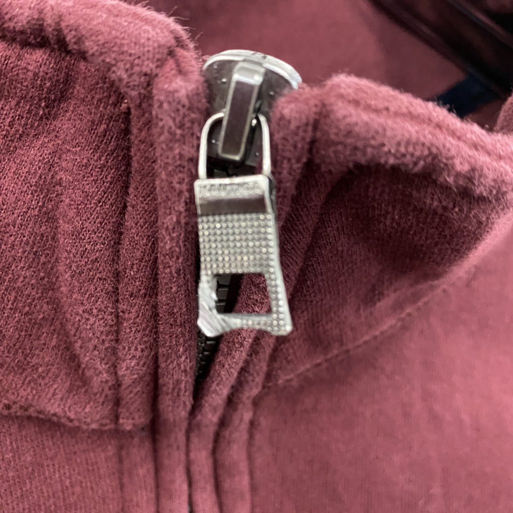 NAUTICA　ノーティカ　ハーフジップスウェット/トレーナー　ボルドー　カシスレッド　2XLサイズ　古着