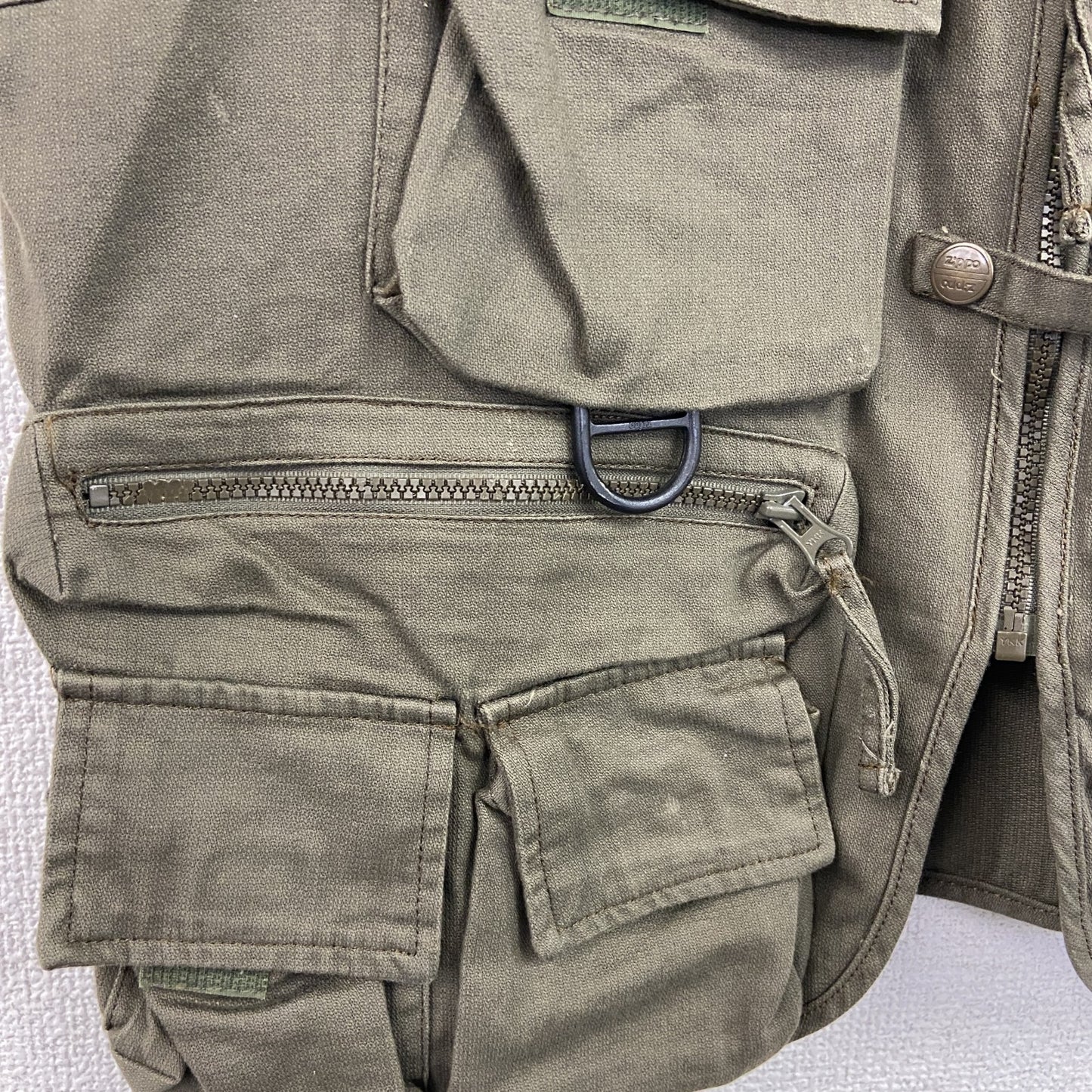 Zippo　ジッポ　フィッシングベスト　カーキ　Mサイズ