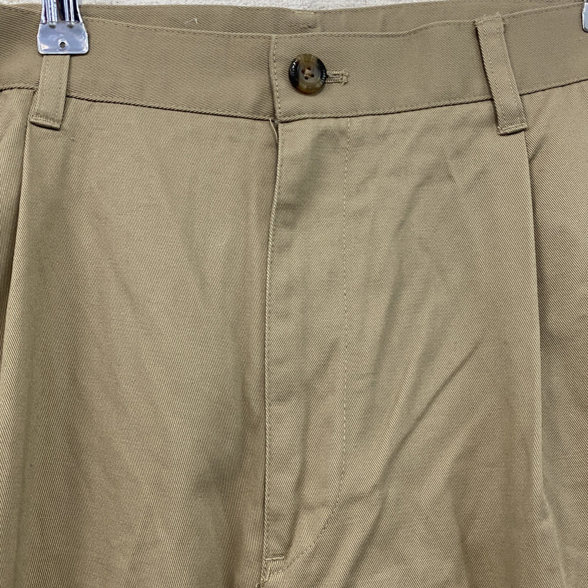 Eddie Bauer　エディーバウアー　チノパンツ　ジップフライ　ベージュ　36サイズ メンズ コットン 古着