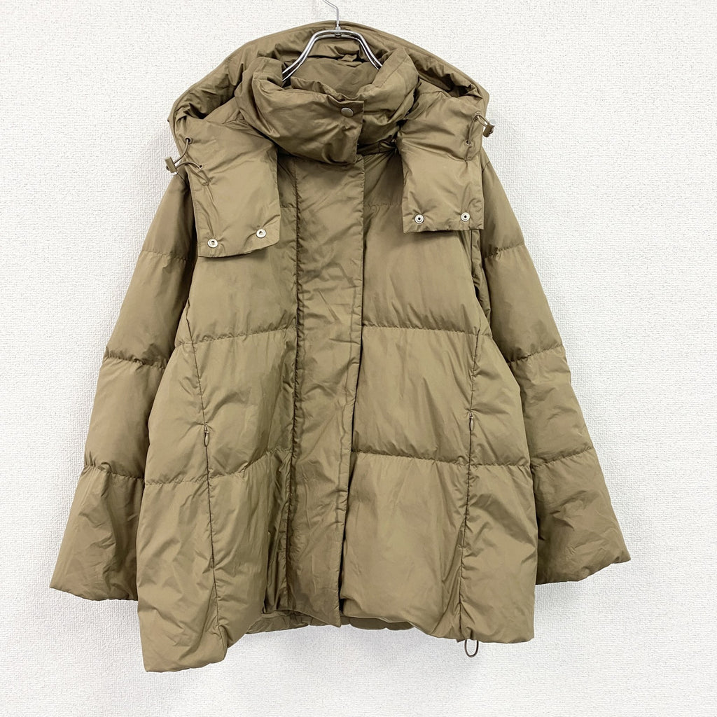 SLOBE IENA　スローブイエナ　ダウンジャケット　ダウン80%　比翼仕立て　ベージュ　古着
