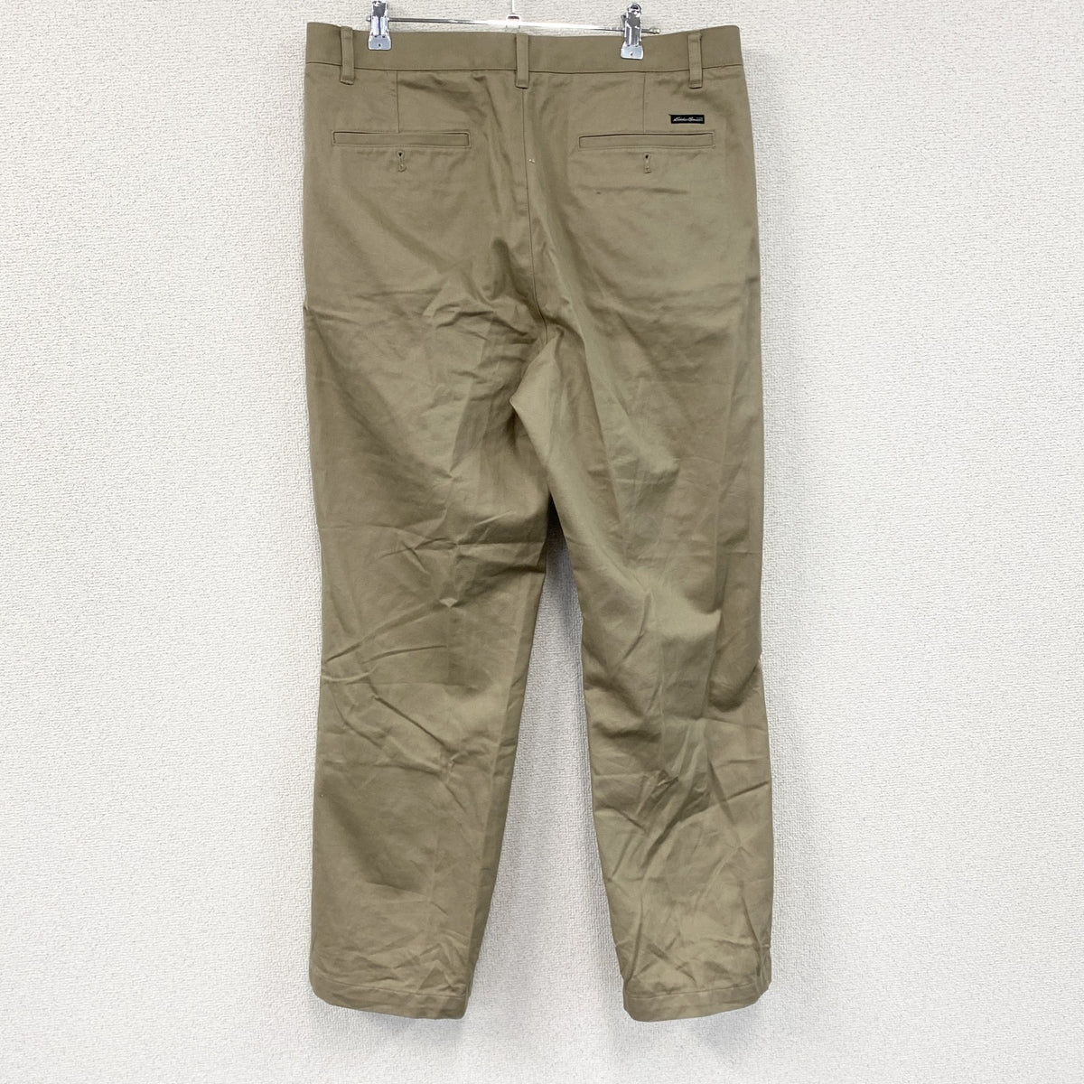 Eddie Bauer　エディーバウアー　チノパンツ　ジップフライ　ベージュ　36サイズ メンズ コットン 古着
