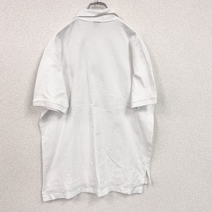 POLO by Ralph Lauan　ラルフローレン　半袖ポロシャツ　刺繡ロゴ　白　ホワイト　Lサイズ