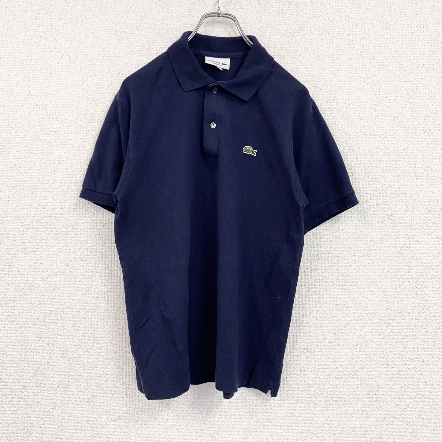 LACOSTE　ラコステ　半袖ポロシャツ　紺　ネイビー　Mサイズ　