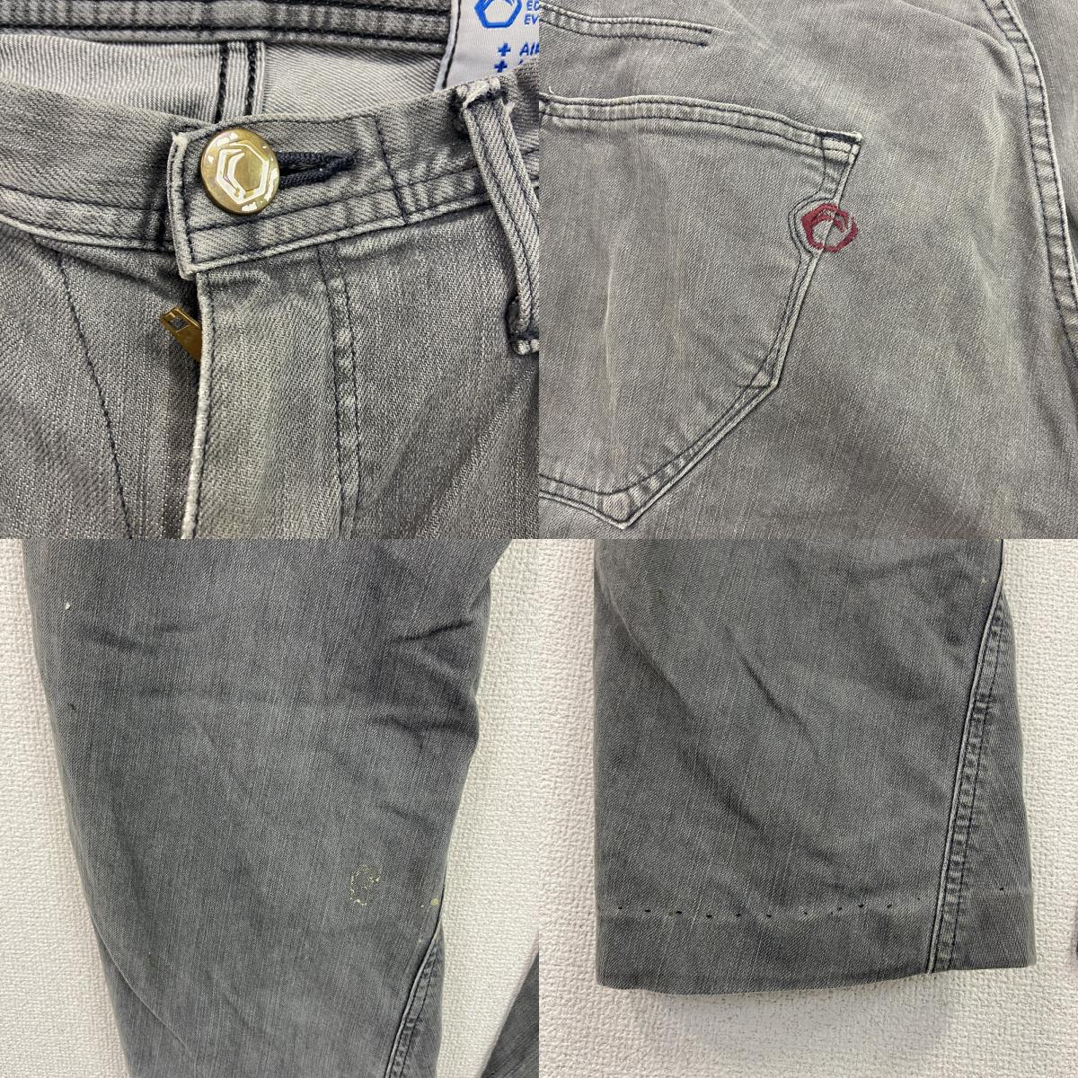 EDWIN　エドウィン　E-FUNCTION　デニムパンツ/ジーンズ　ジップフライ　ブーツカット　グレー　Lサイズ　古着