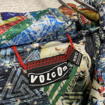 VOLCOM　ボルコム　フルジップフリースパーカー　リバーシブル　黒　ブラック　Mサイズ