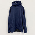 DESCENTE　デサント　アノラックパーカー　ハイネック　ラグランスリーブ　ワッペン　ワンポイント　紺　ネイビー　0サイズ　古着