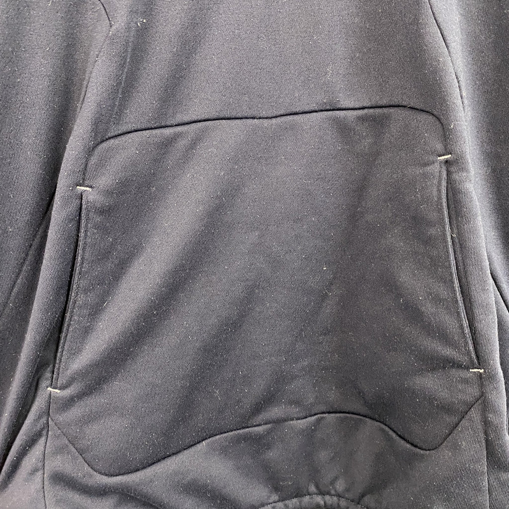 DESCENTE　デサント　アノラックパーカー　ハイネック　ラグランスリーブ　ワッペン　ワンポイント　紺　ネイビー　0サイズ　古着