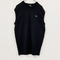 NIKE　ナイキ　ウールニットベスト　黒　ブラック　Mサイズ　古着