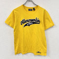Abercrombie&Fitch　アバクロンビー&フィッッチ　半袖プリントTシャツ　シングルステッチ　黄色　イエロー　Lサイズ　古着