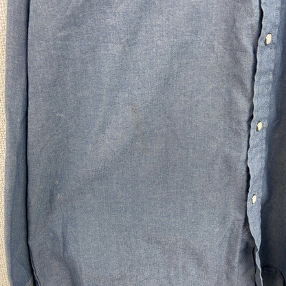 RED KAP　レッドキャップ　長袖シャツ　ワークシャツ　インディゴ　Lサイズ