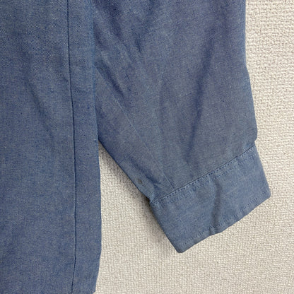 RED KAP　レッドキャップ　長袖シャツ　ワークシャツ　インディゴ　Lサイズ