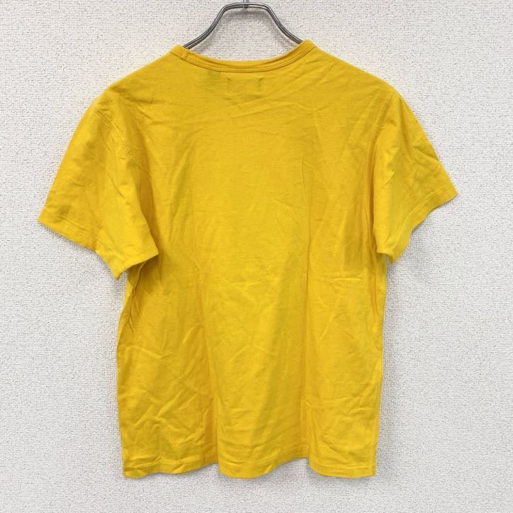 Abercrombie&Fitch　アバクロンビー&フィッッチ　半袖プリントTシャツ　シングルステッチ　黄色　イエロー　Lサイズ　古着