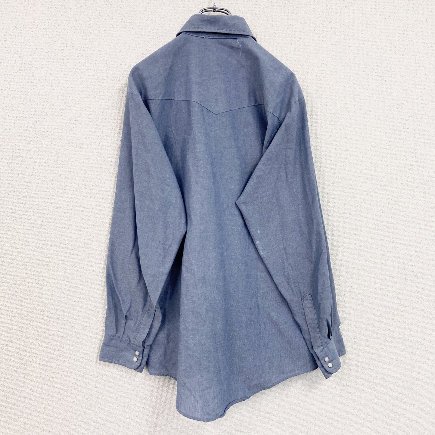 RED KAP　レッドキャップ　長袖シャツ　ワークシャツ　インディゴ　Lサイズ