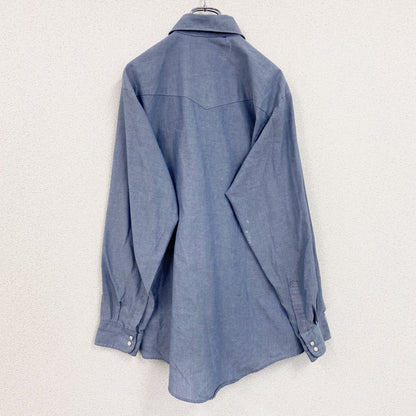 RED KAP　レッドキャップ　長袖シャツ　ワークシャツ　インディゴ　Lサイズ