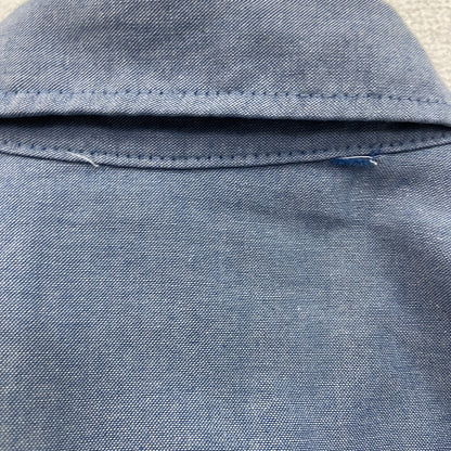 RED KAP　レッドキャップ　長袖シャツ　ワークシャツ　インディゴ　Lサイズ