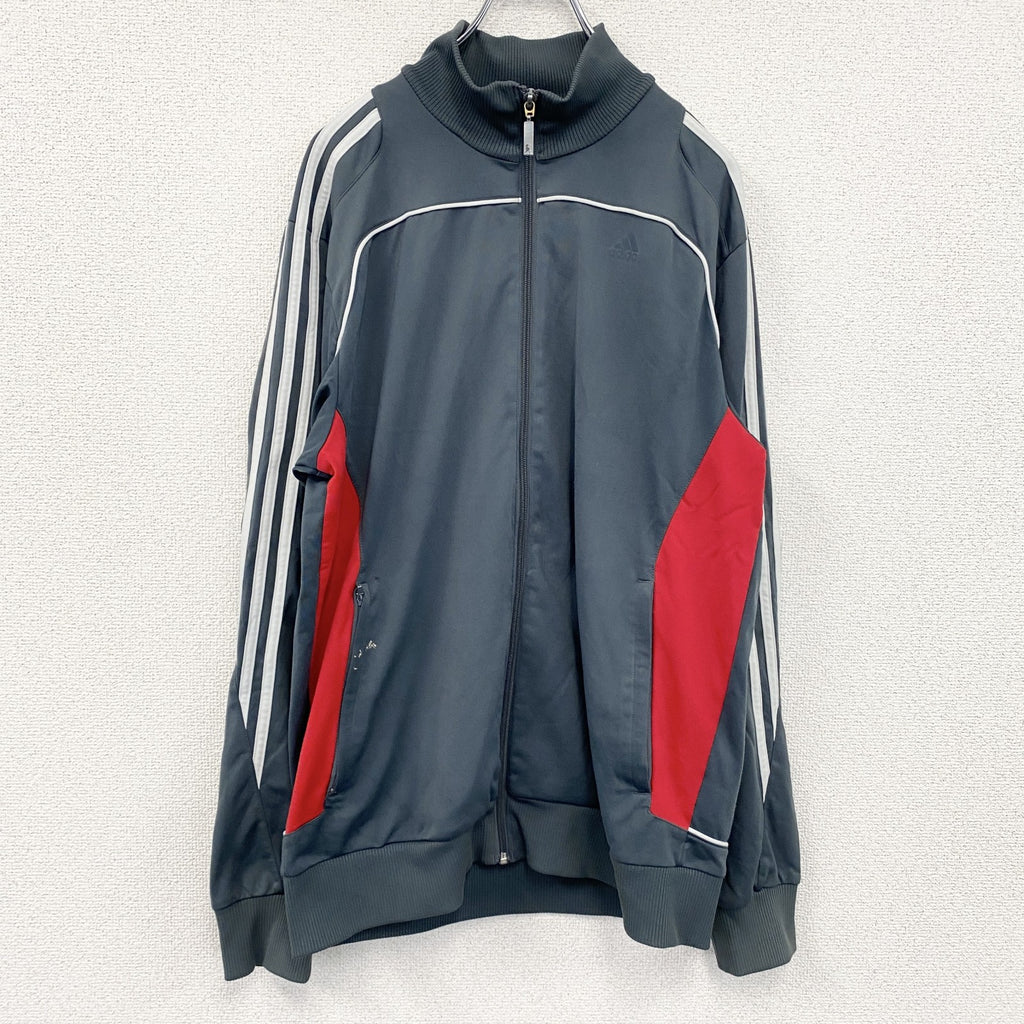 adidas　アディダス　トラックジャケット/ジャージ　灰色　グレー　古着
