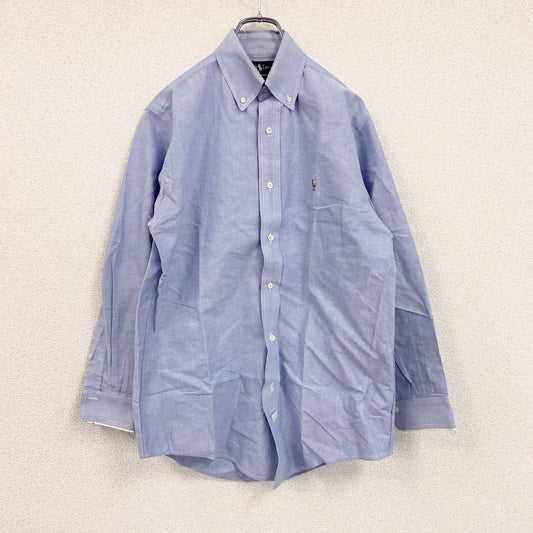 Ralph Lauan　ラルフローレン　長袖シャツ　ボタンダウンシャツ　ライトブルー　15～32サイズ