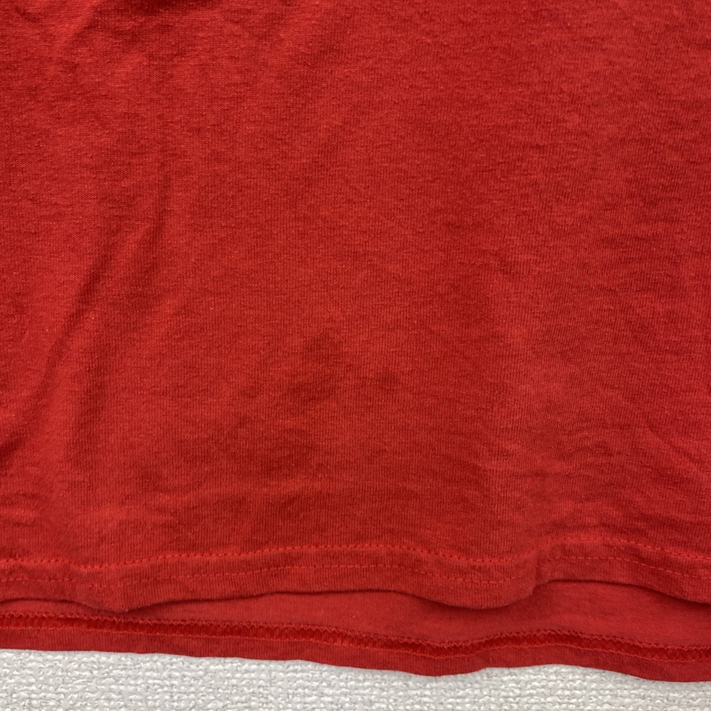 GILDAN　ギルダン　ウェンディーズ　半袖プリントTシャツ　赤　レッド　XLサイズ