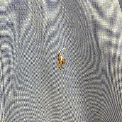 Ralph Lauan　ラルフローレン　長袖シャツ　ボタンダウンシャツ　ライトブルー　15～32サイズ