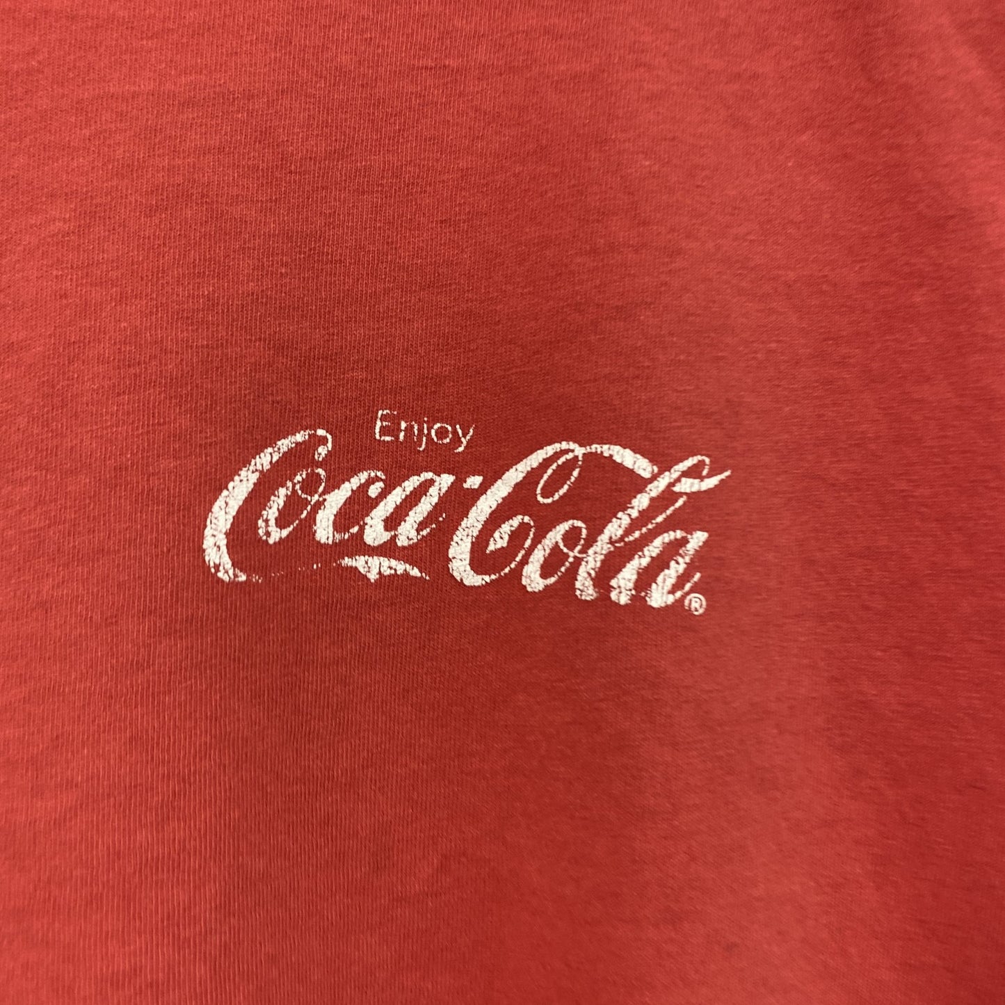 Coca-Cola　コカ・コーラ　半袖プリントTシャツ　赤　レッド　Mサイズ