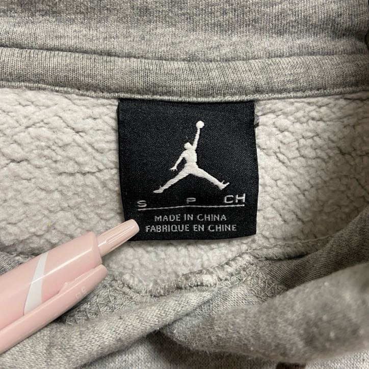 NIKE AIR JORDAN ナイキエアジョーダン　スウェットパーカー/フーディー　グレー　Sサイズ