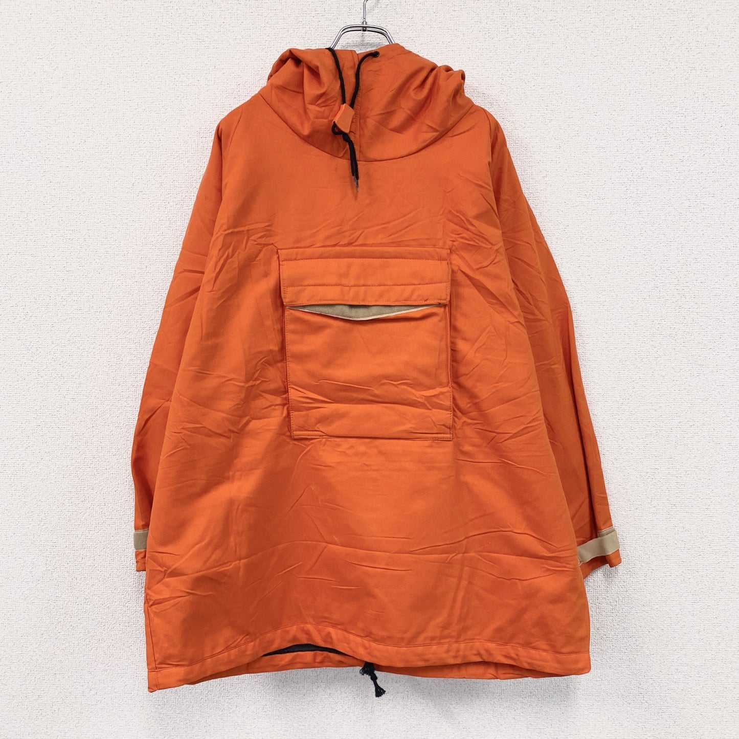 80s　GERMANY MILITARY　ドイツ軍　CHEMICAL PROTECTIVE SMOCK PARKA　スモック　アノラックパーカー　ミリタリージャケット　オレンジ　Mサイズ