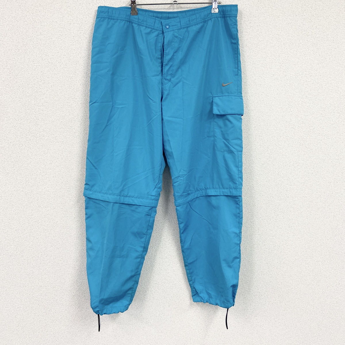NIKE　ナイキ　イージーパンツ　水色　ライトブルー　XLサイズ　古着