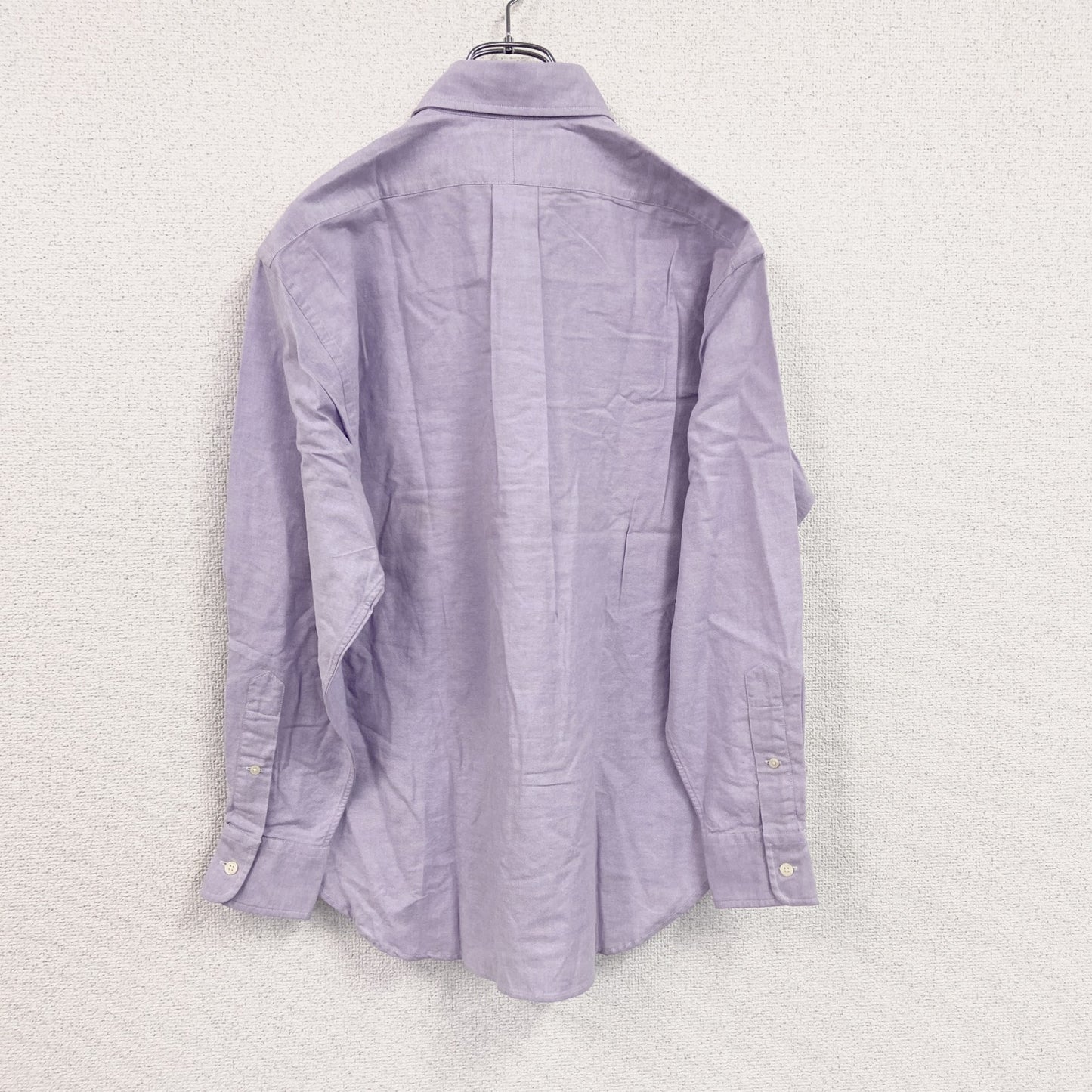 Ralph Lauan　ラルフローレン　長袖シャツ　ボタンダウンシャツ　ライトパープル　11サイズ