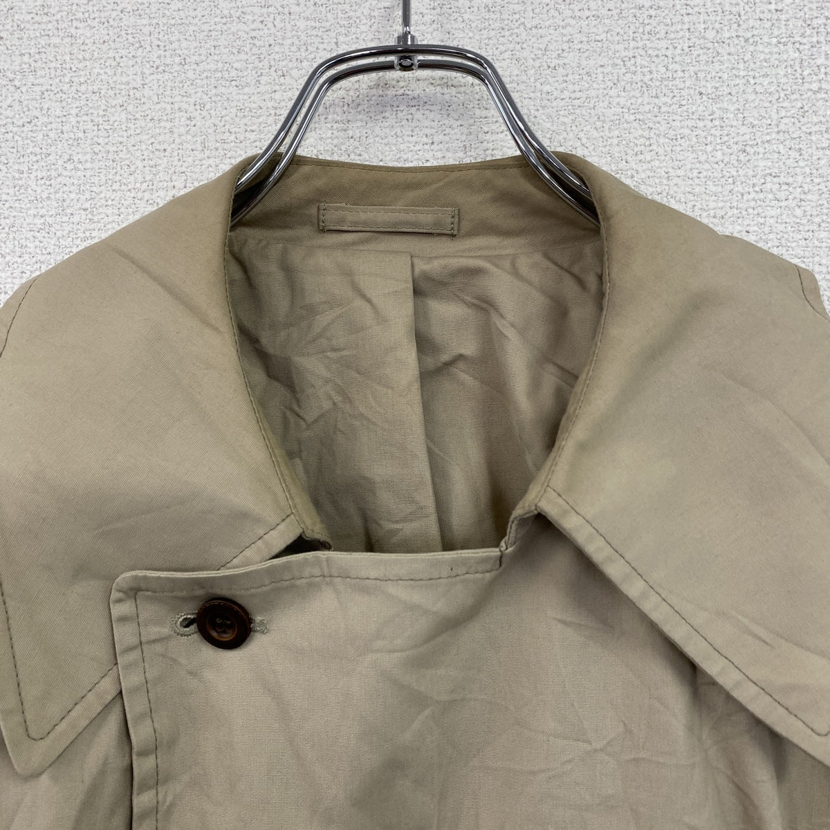 LONDON FOG　ロンドンフォグ　ダブルトレンチコート　ベージュ　42サイズ　古着