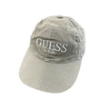 古着 used　90s　GUESS　ゲス　6パネルキャップ　ベースボールキャップ　ヴィンテージ　ベージュ　
