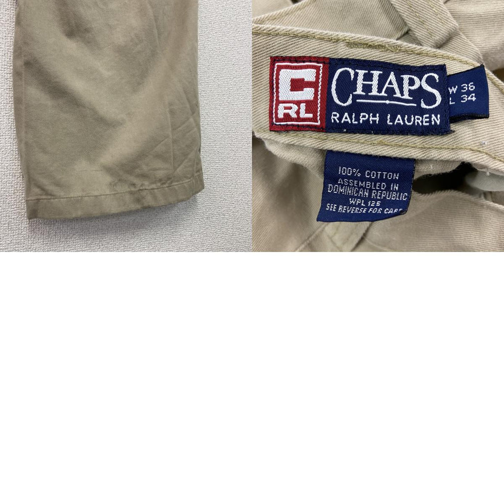 CHAPS　チャップス　ラルフローレン　カーゴパンツ　ベージュ　W36サイズ　古着