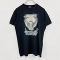 SOUTH WEST　半袖アニマルプリントTシャツ　フクロウ　梟　レトロ　クルーネック　黒　ブラック　Ｍサイズ　　古着