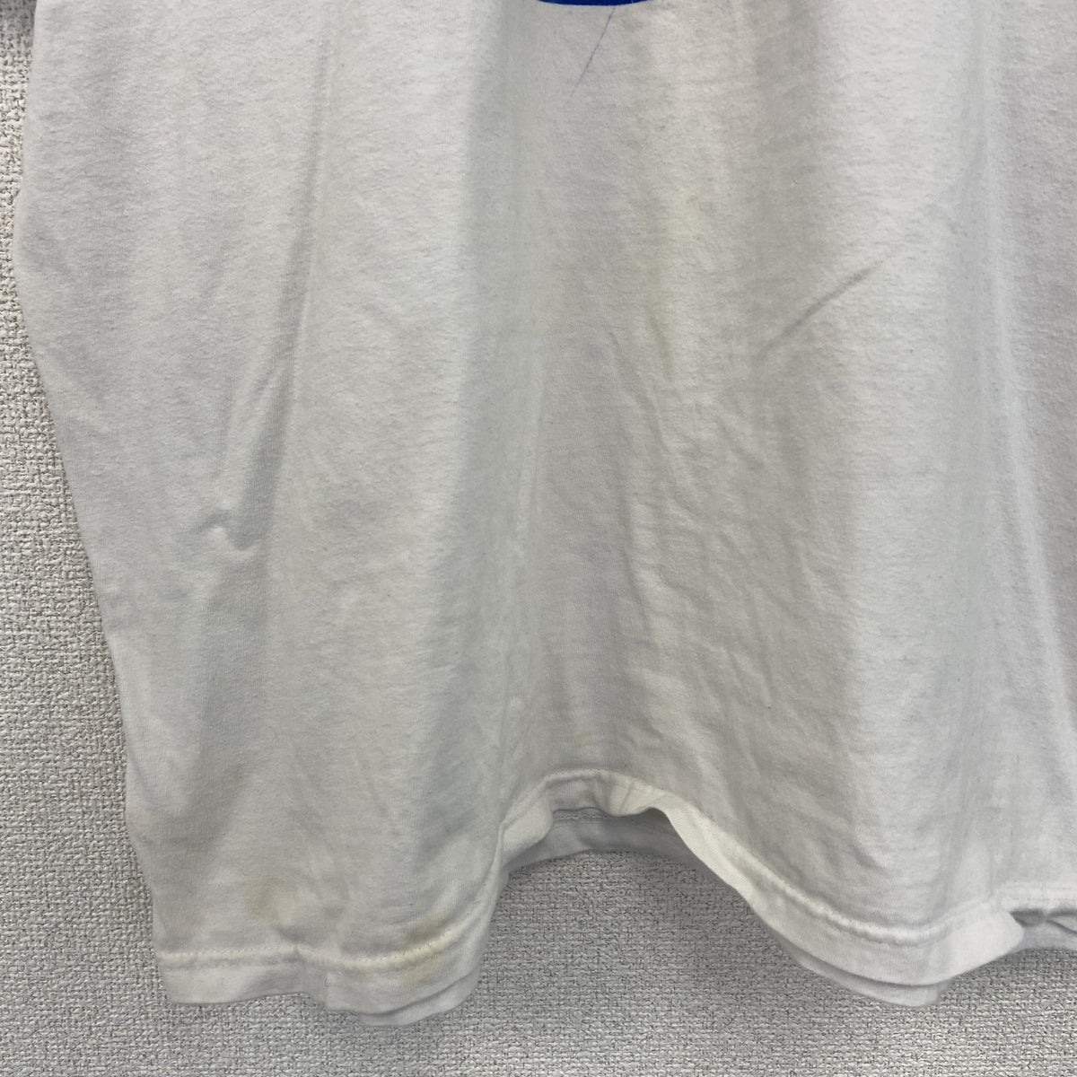 90s　Hanes 　ヘインズ 　半袖プリントスポーツTシャツ　シングルステッチ　野球　クルーネック　ヴィンテージ　白　ホワイト　XXLサイズ　古着